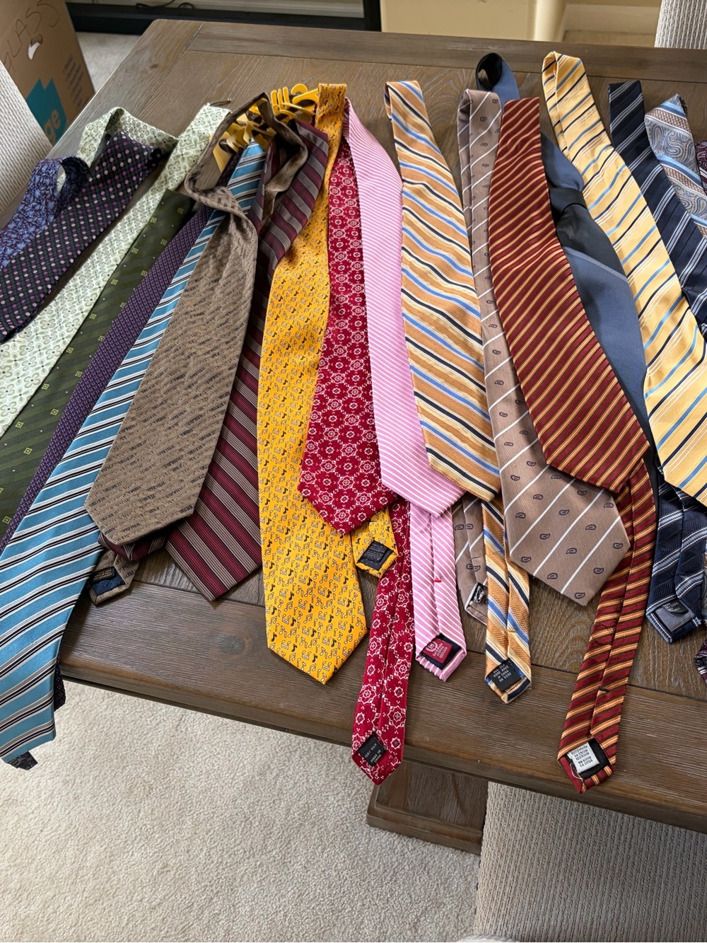 Classic Men's Stripe and Pattern Tie Collection - Multi Color